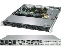 Platforma 1013S-MTR, H11SSL-I-P, 813MFTS-R407CBP, 1U, Single EPYC 7001/2, 2xGbE, Redudant 400W